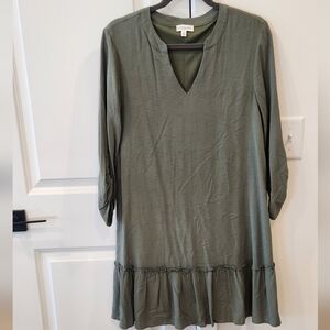 Luxology Sage Green Tunic Top